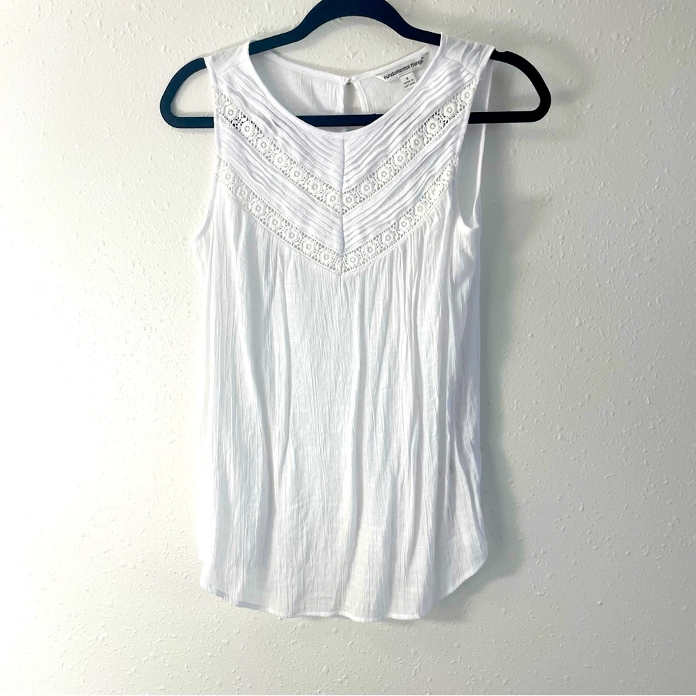 Fundamental things white tank small
